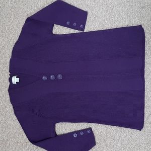 Grape Dressbarn Sweater blouse